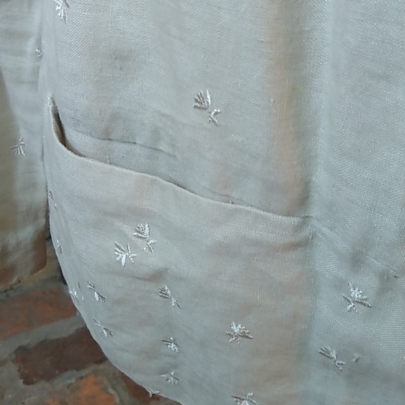 HW New York embroidery linen jacket - Picture 4 of 5
